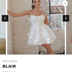 Blair White Party Dress